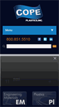 Mobile Screenshot of copeplastics.com